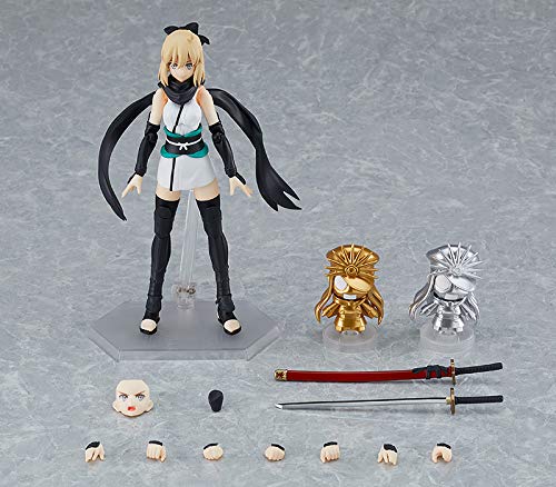 Max Factory Figma Fate Grand Order Saber Soji Okita - Non-scale Abs & Pvc Pre-painted Movable Figure