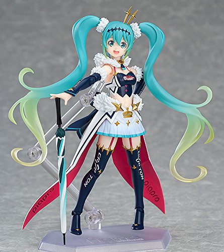 Figma Hatsune Miku Gt Project Racing Miku 2018Ver. Non-Scale Abs Pvc Painted Movable Figure