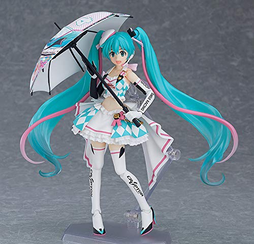 Good Smile Racing Figma Hatsune Miku Gt Project Racing Miku 2019Ver. Pvc Figure Japan