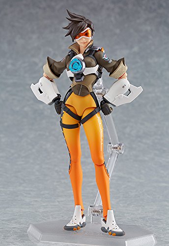 Figma Overwatch Tracer Non-Scale Abs Pvc Peint Action Figure