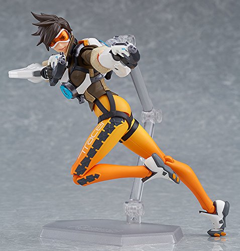 Figma Overwatch Tracer Non-Scale Abs Pvc Peint Action Figure