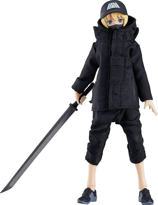 Figma Styles weiblicher Körper [Yuki] mit Tech Wear Coordination, nicht maßstabsgetreuer ABS-PVC, vorbemalte, bewegliche Figur