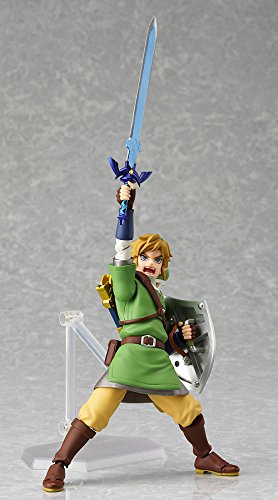 Figma The Legend Of Zelda Skyward Sword Link Non-Scale Abs Non-Phthalate Pvc Painted Mobile Figure 4th Revente