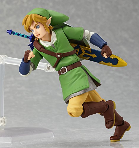 Figma The Legend Of Zelda Skyward Sword Link Non-Scale Abs Non-Phthalate Pvc Painted Mobile Figure 4th Revente