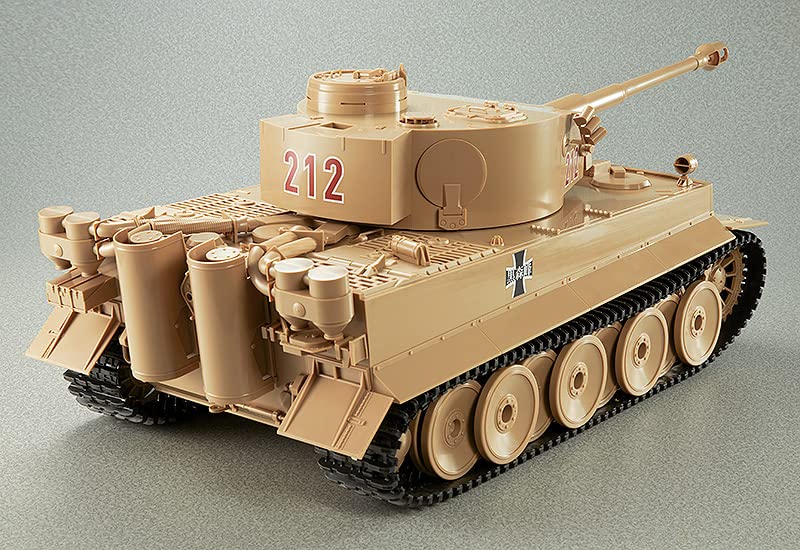 Figma Vehicles Girls Panzer Tiger I Modèle électrique pré-assemblé en plastique à l'échelle 1/12