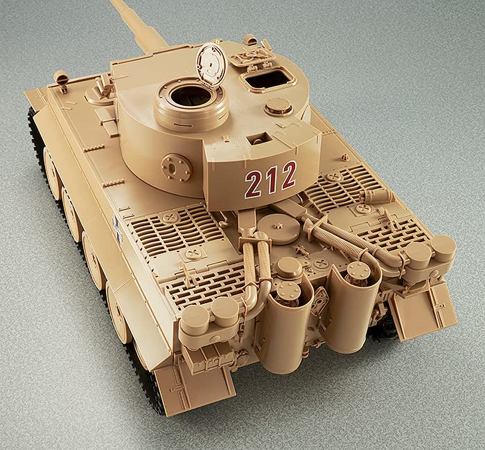 Figma Vehicles Girls Panzer Tiger I Modèle électrique pré-assemblé en plastique à l'échelle 1/12