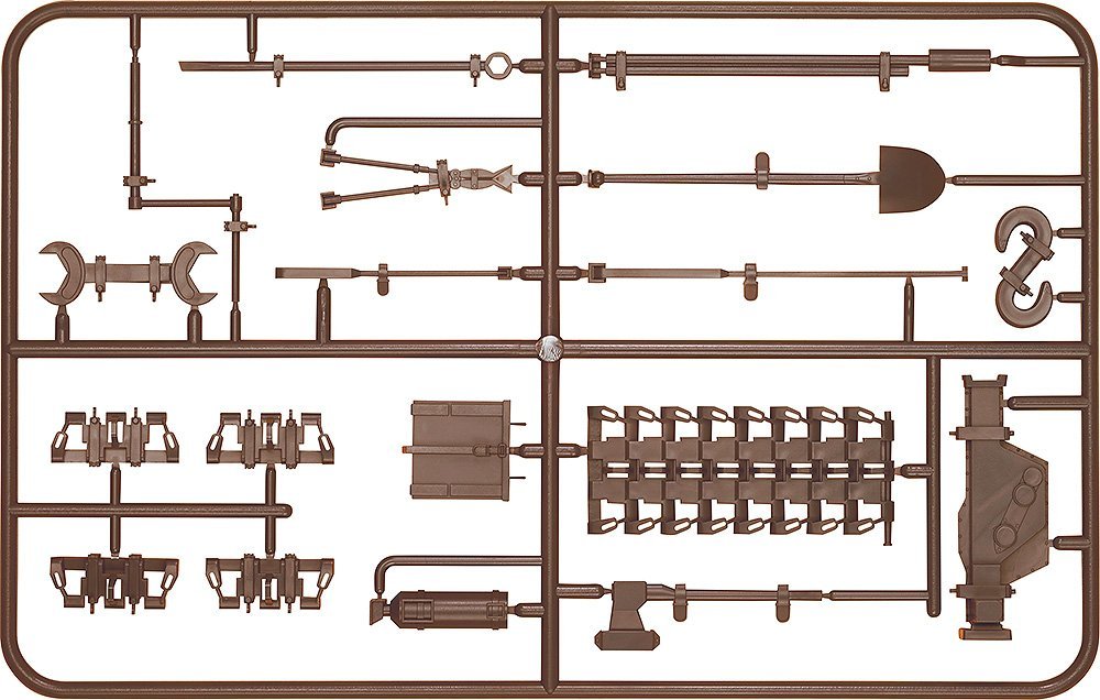 Max Factory Figma Panzer IV 1/12 Scale Brown Equipment Set ABS Kit