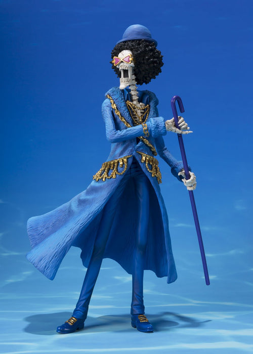 Figuarts Zero One Piece Brook -One Piece 20. Jubiläumsversion - Ungefähr 210 mm große, bewegliche Figur aus ABS und PVC, bemalt