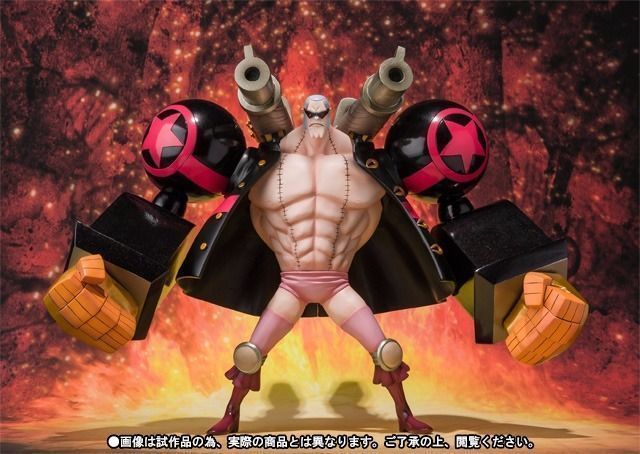 Figuarts Zero One Piece Franky Film Z Battle Cloth Ver Pvc Figure Bandai Japan