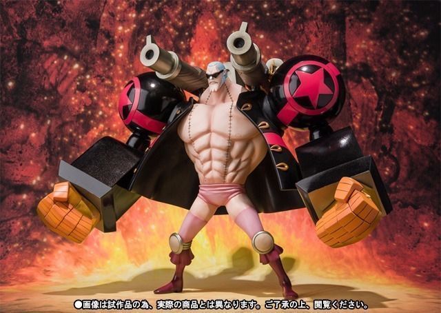 Figuarts Zero One Piece Franky Film Z Battle Cloth Ver Pvc Figurine Bandai Japon