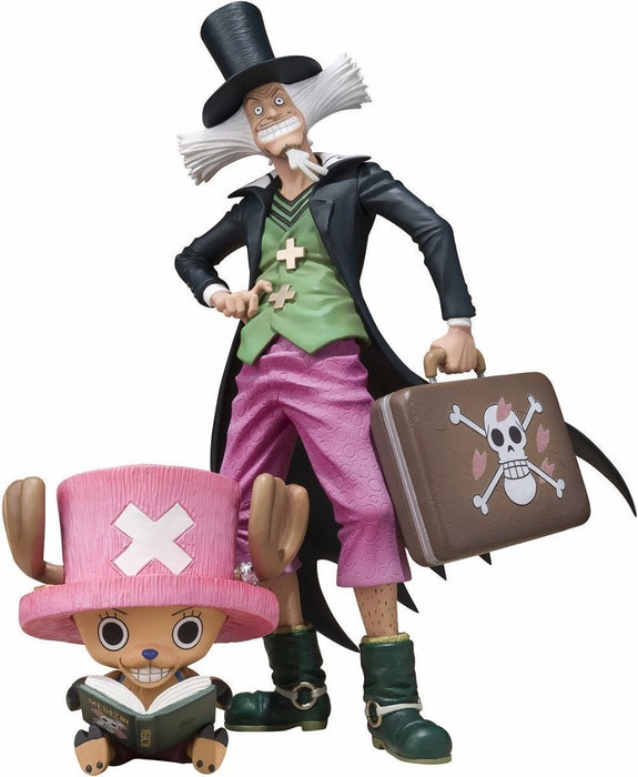 Figuarts Zero One Piece Tony Tony Chopper &amp; Dr. Hiluluk Pvc Figure Bandai Japon
