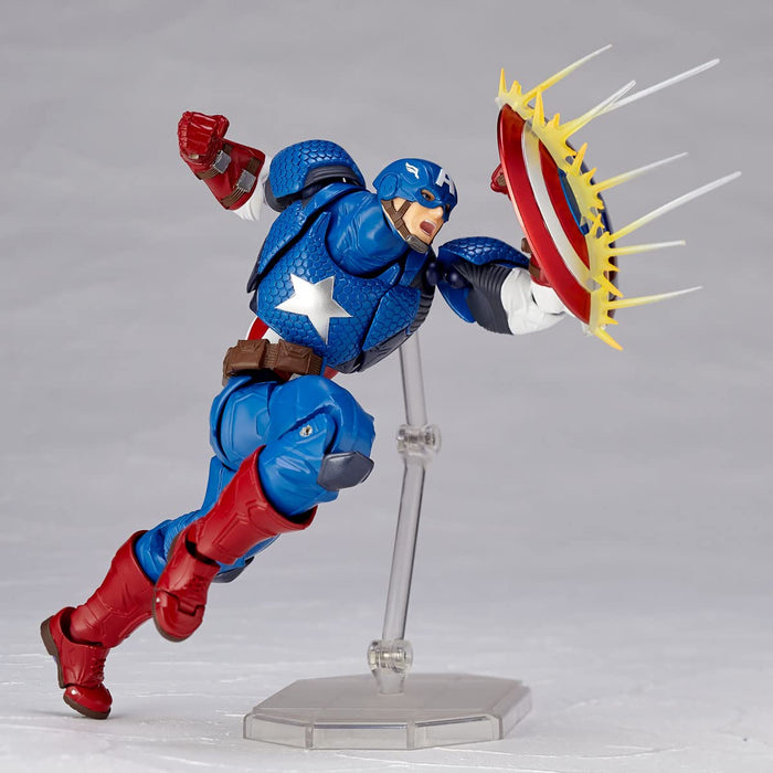 KAIYODO Figure Complex Amazing Yamaguchi 007 Captain America Actionfigur