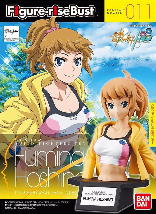 Figure-rise Bust Fumina Hoshino Model Kit Bandai Gundam Build Fighters Japan - Japan Figure