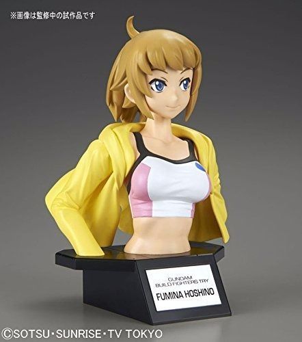 Figure-rise Bust Fumina Hoshino Model Kit Bandai Gundam Build Fighters Japan