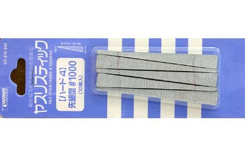 File Stick Hard 4 Tapered #1000 (10 Pieces) Ht-314