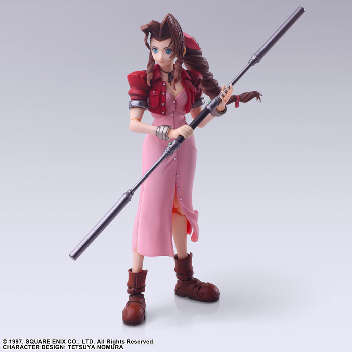 Final Fantasy Vii Bring Arts Aerith Gainsborough Figurine peinte en PVC