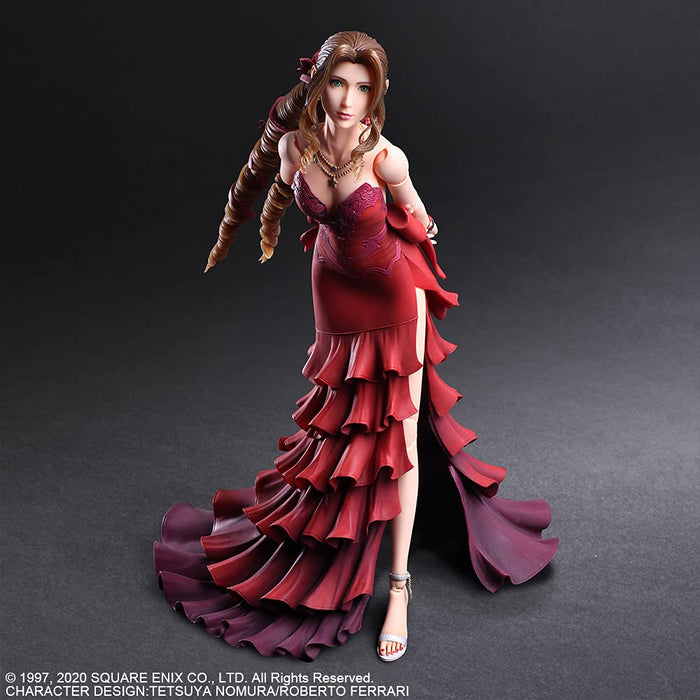 Final Fantasy Vii Remake Play Arts Kai Aerith Gainsborough Dress Ver. Pvc Pre-Painted Action Figure
