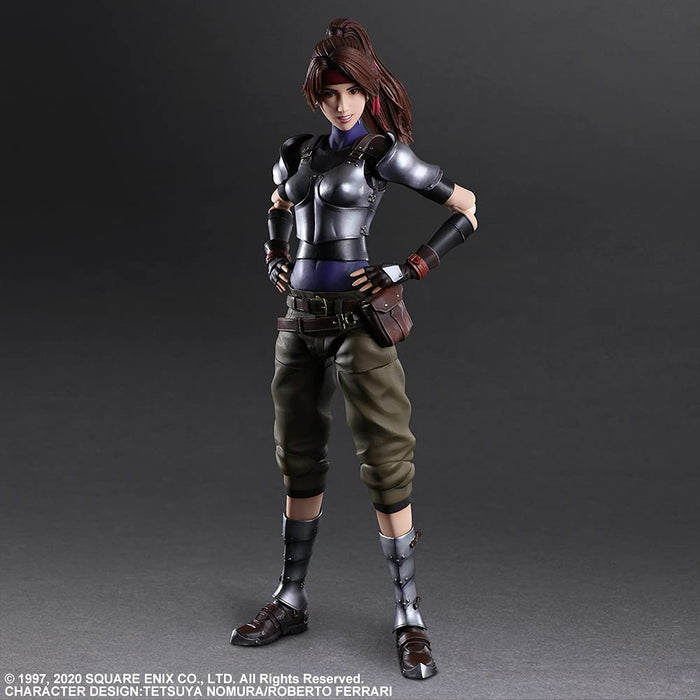 Square Enix Final Fantasy Vii Remake Play Arts Kai Jesse & Bike Pvc Painted Action Figure - Made In Japan