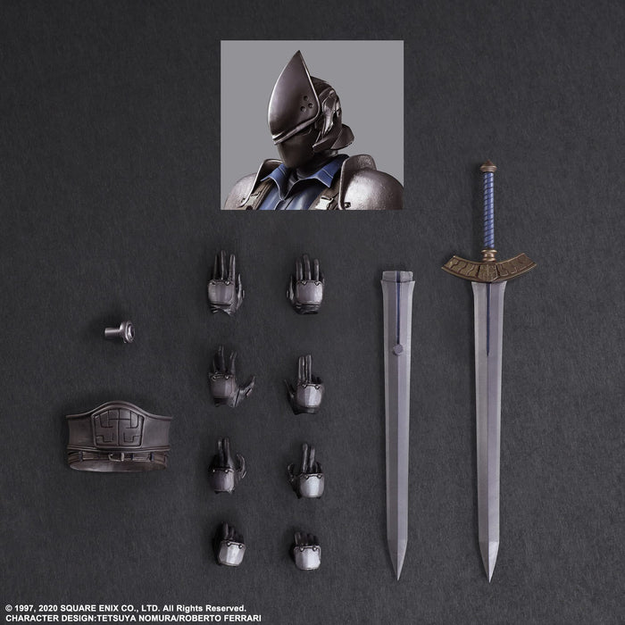 Square Enix Final Fantasy VII Remake Play Arts Kai Roche & Motorcycle Set Japanese Pvc Figure