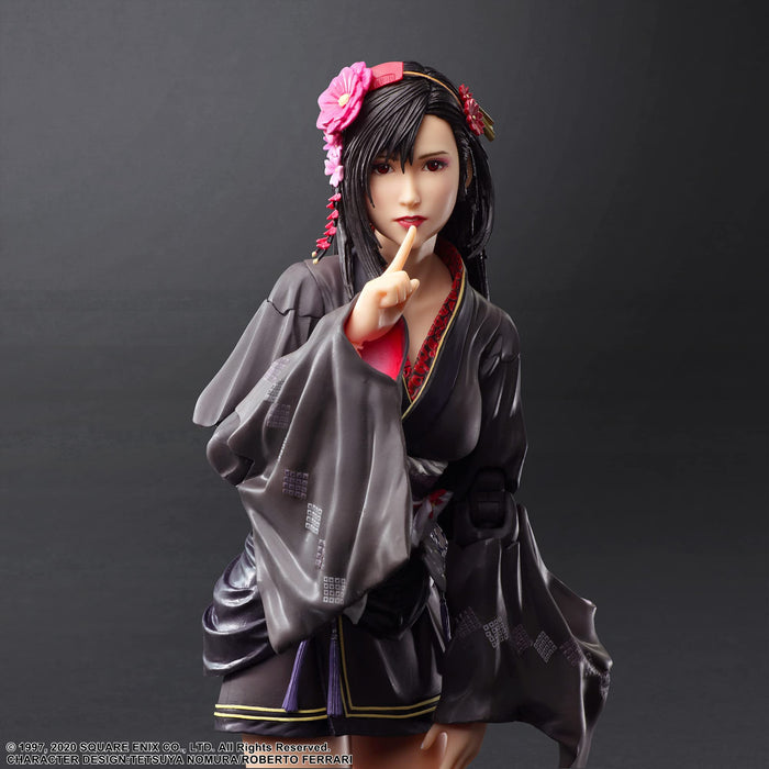 Final Fantasy Vii Remake Play Arts Kai Tifa Lockhart Exotisches Kleid Ver. PVC vorbemalte Actionfigur