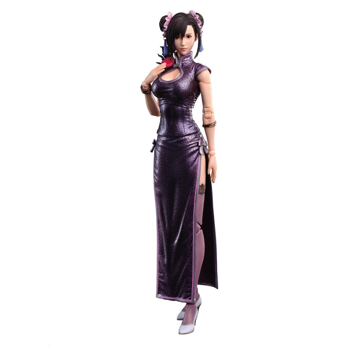 Final Fantasy Vii Remake Play Arts Kai Tifa Lockhart Fighter Dress Ver. Figurine pré-peinte en PVC