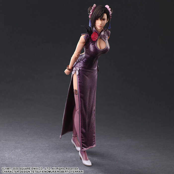 Final Fantasy Vii Remake Play Arts Kai Tifa Lockhart Fighter Dress Ver. Pvc Pre-Painted Action Figure