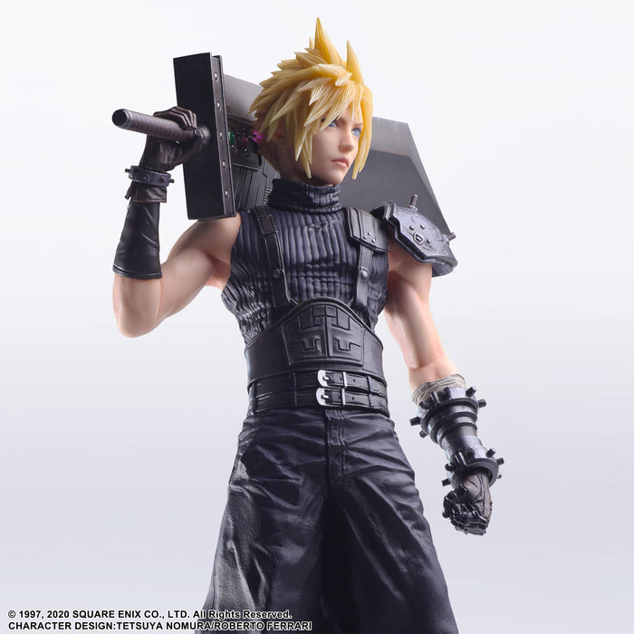 Square Enix Final Fantasy VII Remake Static Arts Cloud Strife Japan Toy Figure Made From Pvc