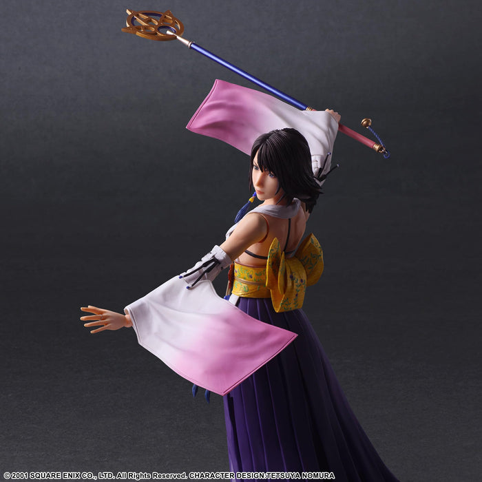 Square Enix Final Fantasy X Play Arts Kai Yuna Pvc Pre-Painted Movable Figure Japan