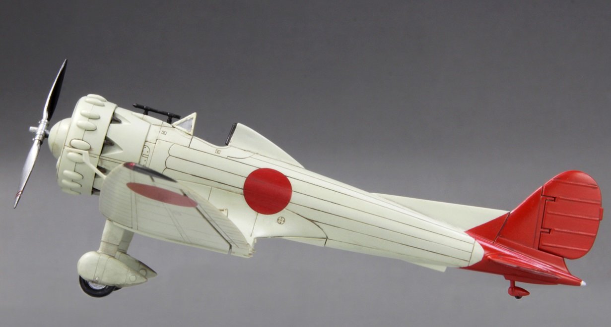 FINE MOLDS Fp33 Imperial Japanese Navy Mitsubishi A5M Ka-14 Improved Type 1/72 Scale Kit- Japan Figure Store - #1 Bring To You The Best Japanese Goods