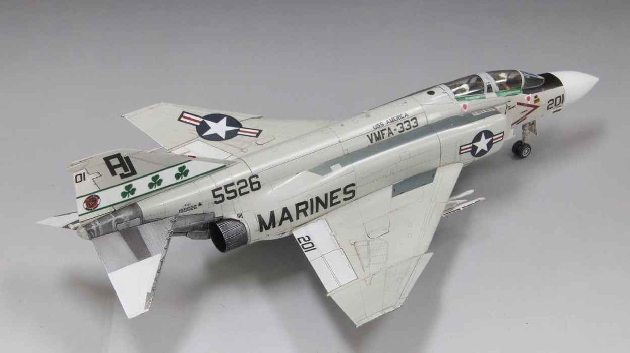 FINE MOLDS 1/72 Us Marine Corps F-4J Fighter Marines Limited Edition Special Equipment Plastic Model