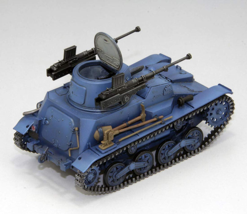 FINE MOLDS Girls Und Panzer: Ribbon No Musha Type 94 Tankette Team Oni Super Kai &amp; Turret 2 Set 1/72 Scale Kit