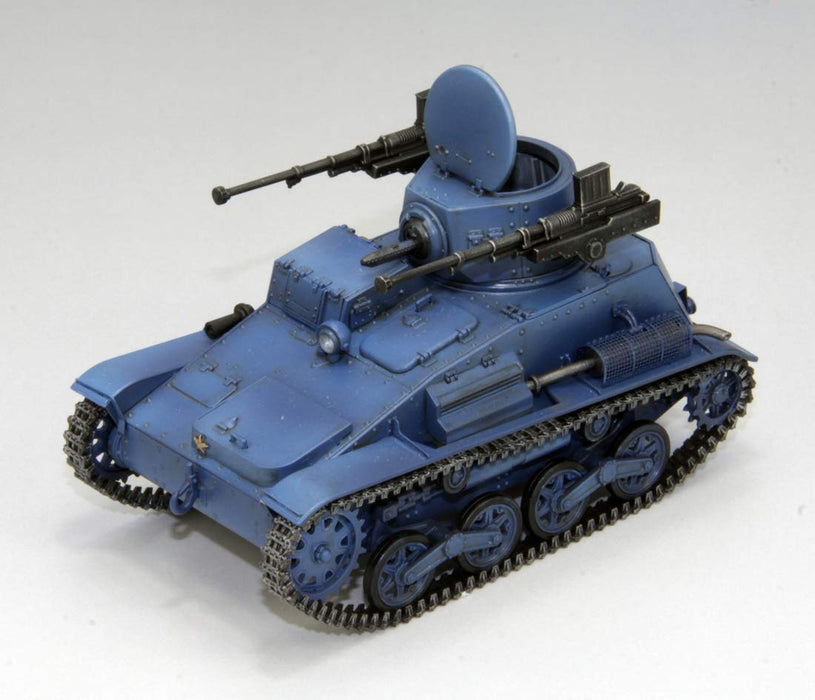 FINE MOLDS Girls Und Panzer: Ribbon No Musha Type 94 Tankette Team Oni Super Kai & Turret 2 Set 1/72 Scale Kit