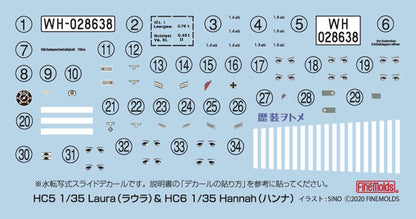 FINE MOLDS 80059 Hc5 Rekiso Otome: Laura W/Kubelwagen Type 82 1/35 Scale Kit- Japan Figure Store - #1 Bring To You The Best Japanese Goods