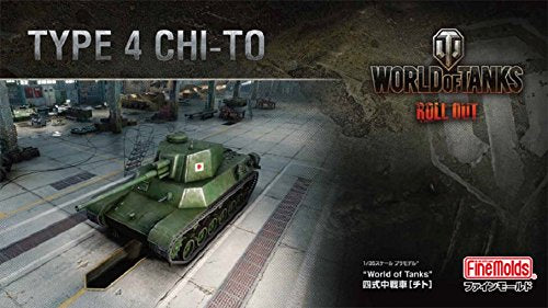 FINE MOLDS 240020 World of Tanks Typ 4 Chi-To Bausatz im Maßstab 1:35