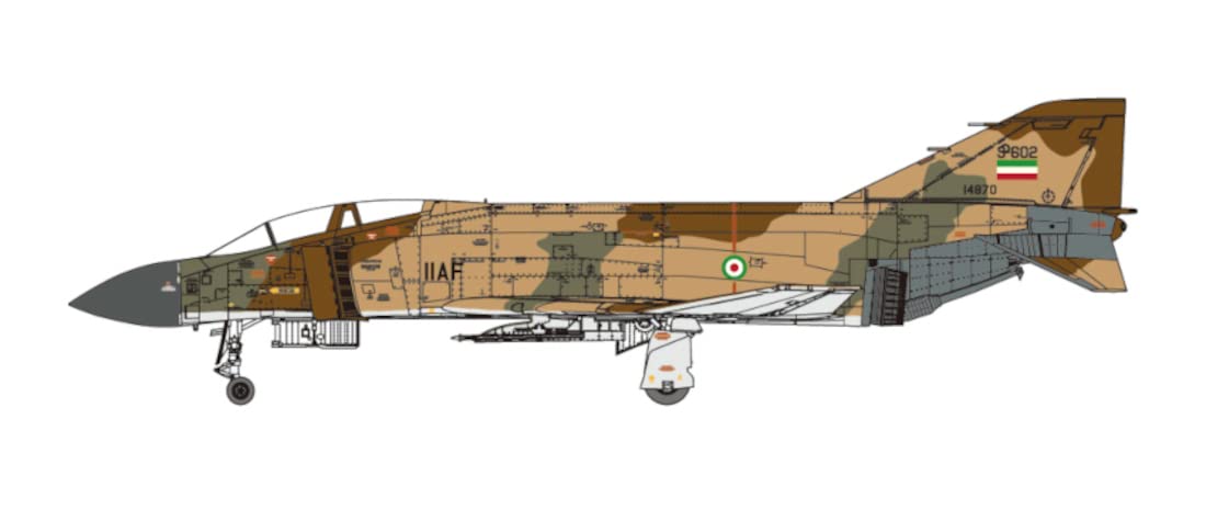 FINE MOLDS 1/72 Iran Air Force F-4D Fighter Limited Edition Modèle en plastique