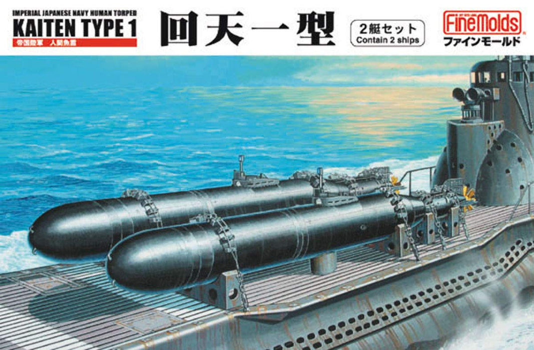 FINE MOLDS 1/72 Ijn Human Torpedo Kaiten Modèle en plastique