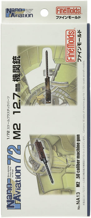 FINE MOLDS Na13 M2 Kaliber 12,7 mm Maschinengewehr im Maßstab 1:72