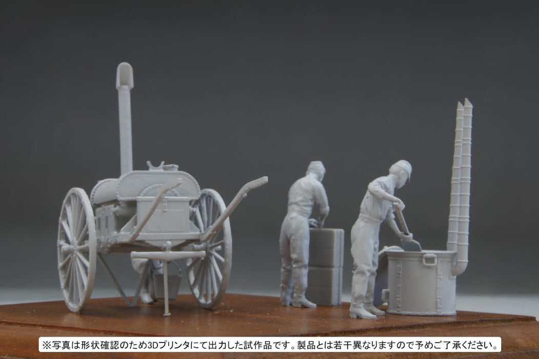 Fine Molds 1/35 Imperial Japanese Army Field Cooking Set Type 97 Boiler Car Plastic Model Fm61