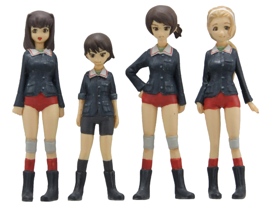 FINE MOLDS 41105 Girls & Panzer Der Film Ahiru-San Team Figure Set 1/35 Scale Kit
