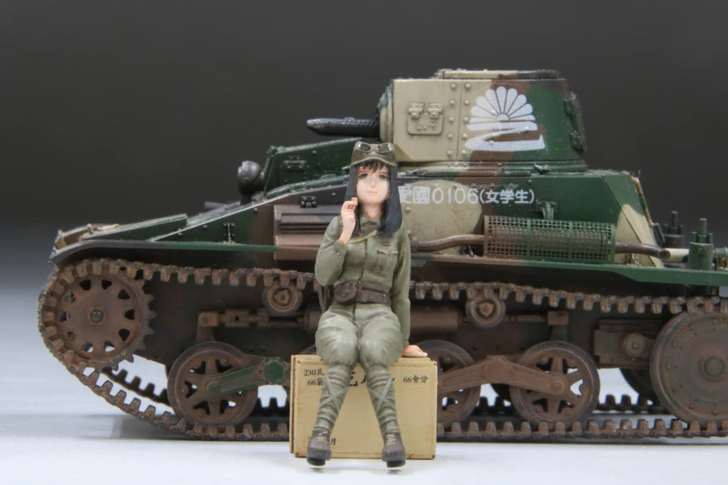 FINE MOLDS 1/35 Rekiso Otome Itsuka W/Type 94 Tankette Plastique Modèle