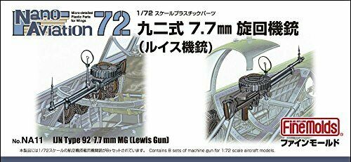 Fine Molds Na11 1/72 Type 92 7.7mm Machine Gun Lewis Gun Plastic Model Kit