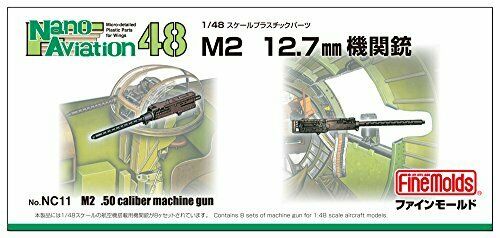Fine Molds Nc13 1/48 M2 12.7mm Machine Gun Plastic Model Kit - Japan Figure