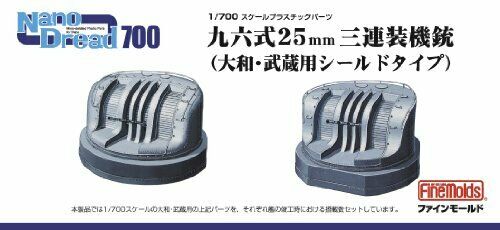 Moules fins Wa3 96 type coaxial de bouclier d'arme à feu de 25mm trois pour Yamato et Musashi