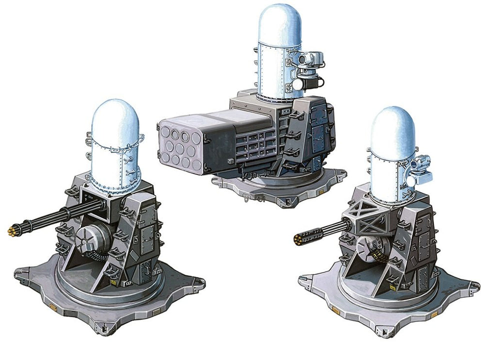 FINE MOLDS Wa34 Close In Weapon System For Us Navy, Jmsdf, Etc 1/700 Scale Kit