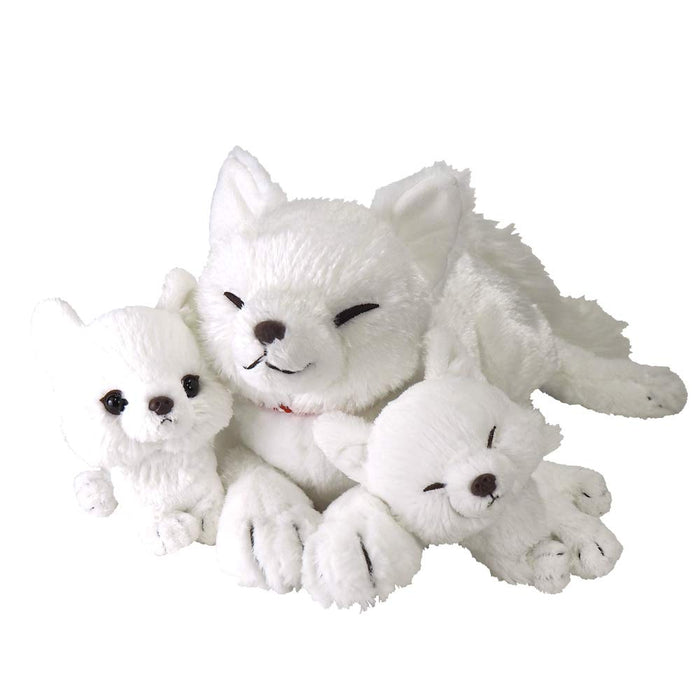 SUNLEMON Plush Doll Fluffies Smiling Fox S White Tjn