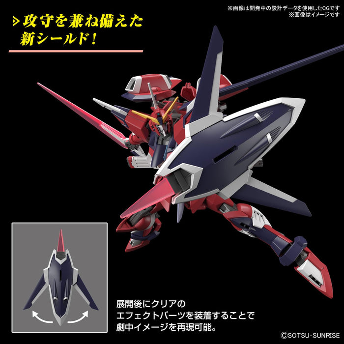 Bandai Spirits Hg Gundam Seed Freedom 1/144 Modèle de justice immortelle