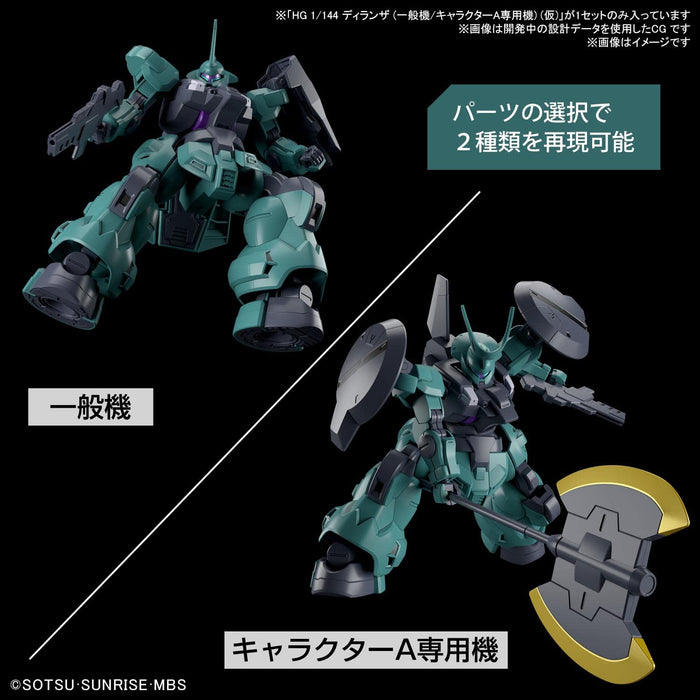 Bandai Spirits Dilanza de Mobile Suit Gundam : la sorcière de mercure japonais modèle en plastique