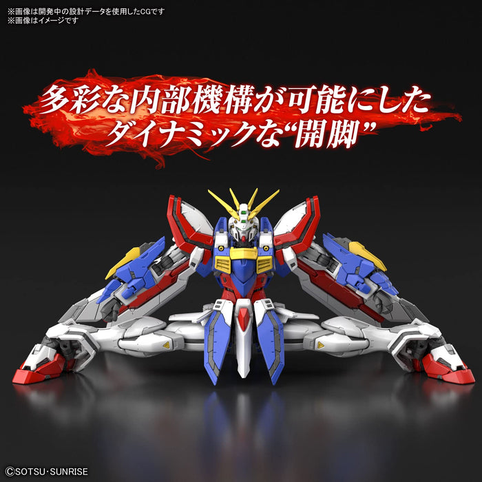 Bandai Spirits RG 1/144 God Gundam Model