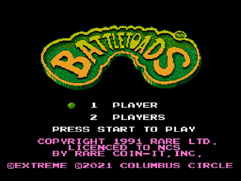 Columbus Circle (Fc/Fc Compatible Machine) Battletoads Video Games Made In Japan
