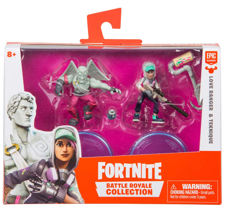 Takara Tomy Fortnite Mini Figure Set: Love Ranger & Technique Duo Collection